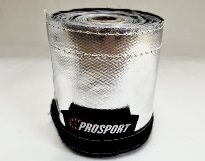 Aluminized Heat Sleeve with Hook & Loop closure