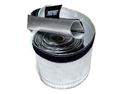 Aluminized Heat Sleeve with Hook & Loop closure