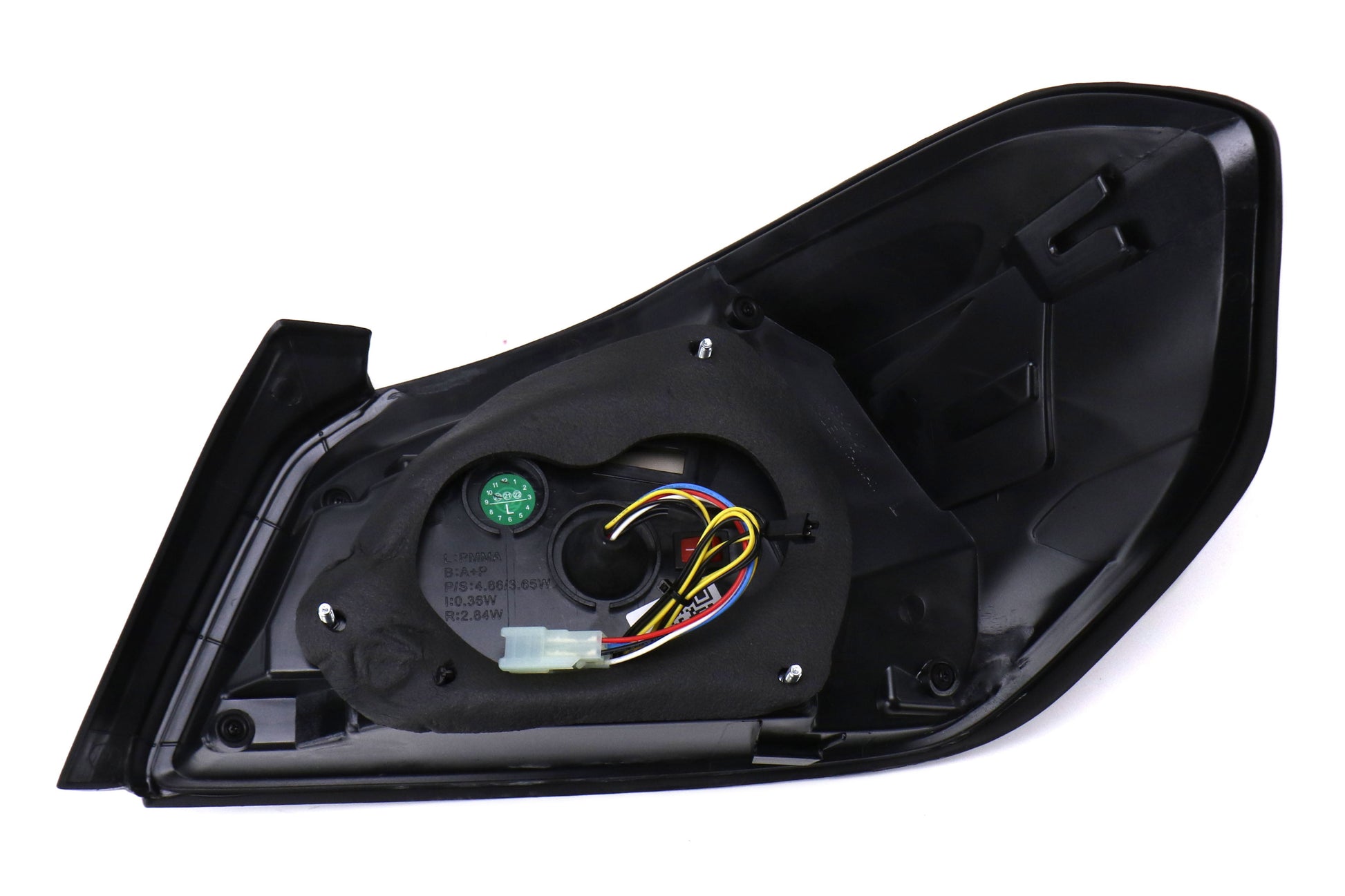 OLM Evolution Tail Lights (Smoked Lens, Black Base, Red Bar) - 2015-2021 WRX / STI