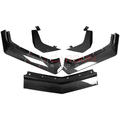 C8 Corvette Stingray Carbon Fiber Z07 Style Front Splitter & Canards