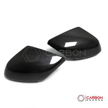 C8 Corvette Real Carbon Fiber Mirror Cap Replacements | Direct Replacement (2020–2026)