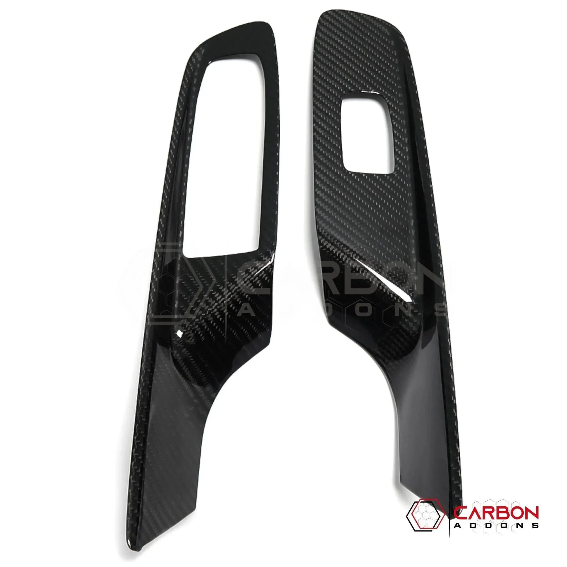 C8 Corvette Real Carbon Fiber Window Switch Trim Covers | Interior Upgrade (2020–2027)