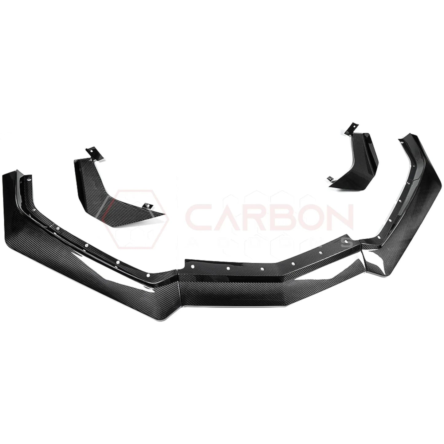C8 Corvette Stingray Carbon Fiber Z07 Style Front Splitter & Canards