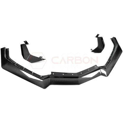 C8 Corvette Stingray Carbon Fiber Z07 Style Front Splitter & Canards