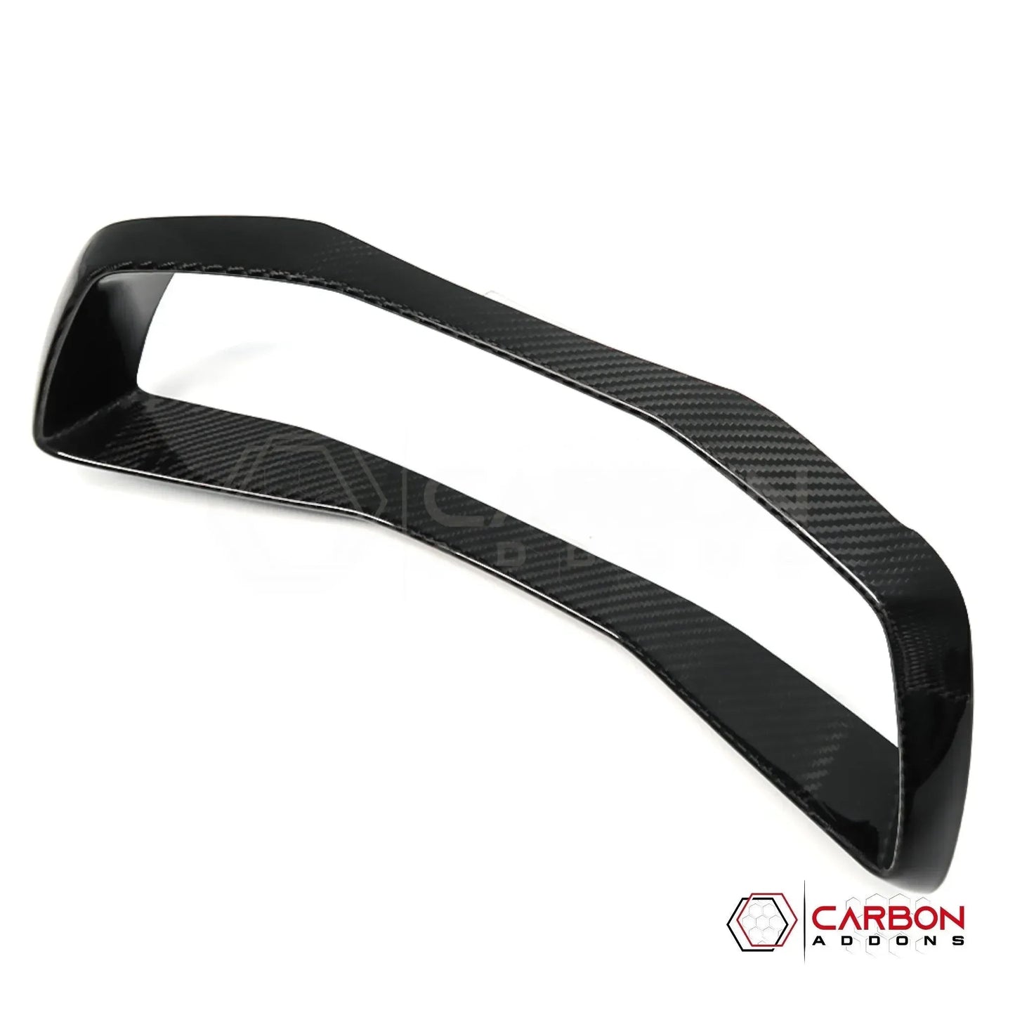 C8 Corvette Real Carbon Fiber Gauge Cluster Trim Cover | Interior Overlay (2020–2025)