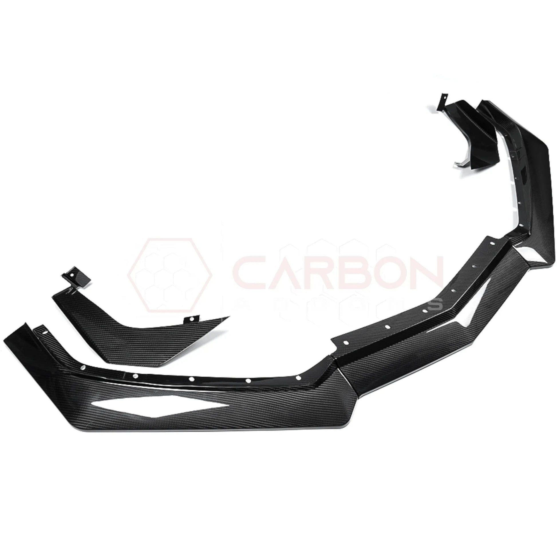 C8 Corvette Stingray Carbon Fiber Z07 Style Front Splitter & Canards