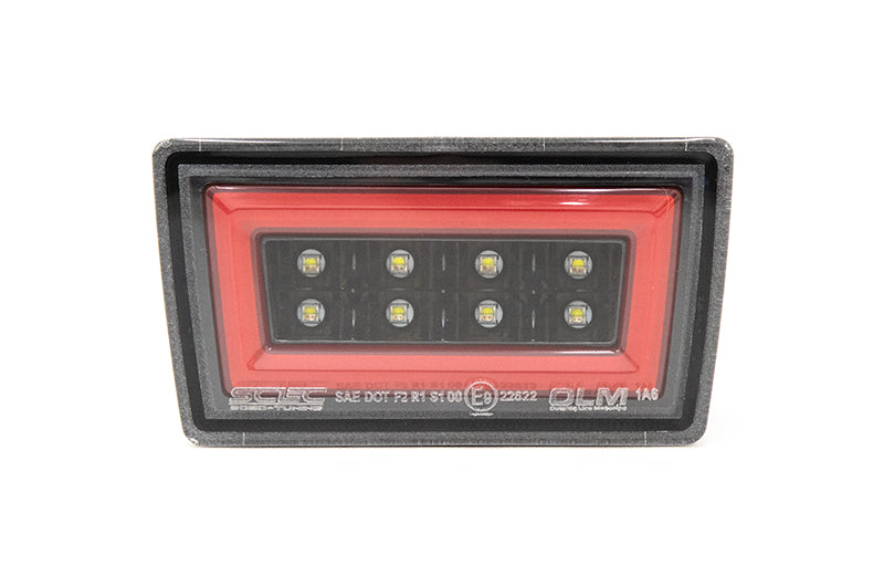 OLM F1 NB+R V2 (Clear Lens, Gloss Black Base, Red Bar) - 2015-2020 WRX / STI