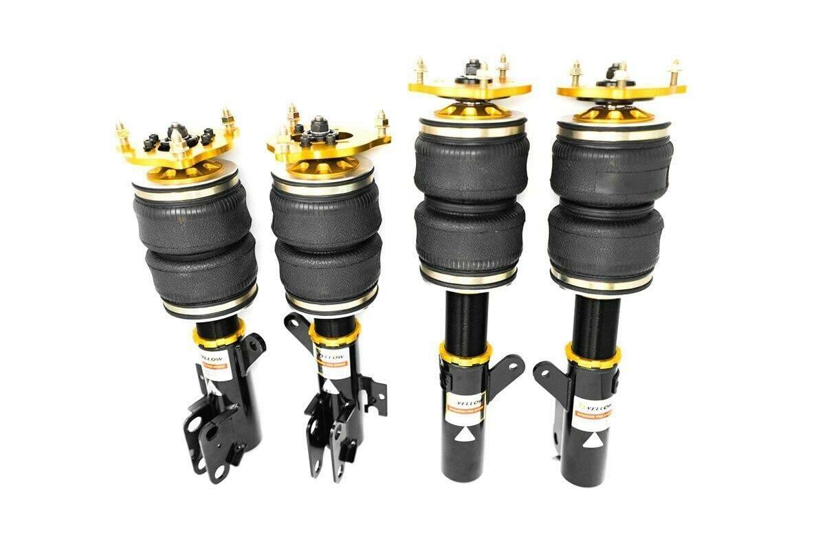 Yellow Speed Dynamic Pro Air Struts for 2000-2005 Porsche 911 Turbo / Turbo S (996)