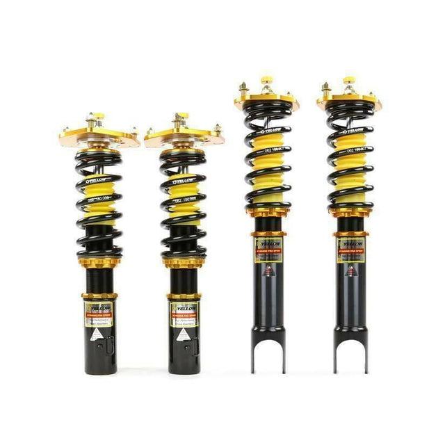 Yellow Speed Dynamic Pro Sport Coilovers for 1990-1993 Acura Integra (DA6-Rear Eye)