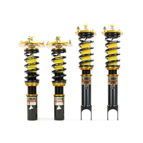 Yellow Speed Dynamic Pro Sport Coilovers for 1997-2005 Audi A6 Quattro AWD V6/V8 (4B/C5)