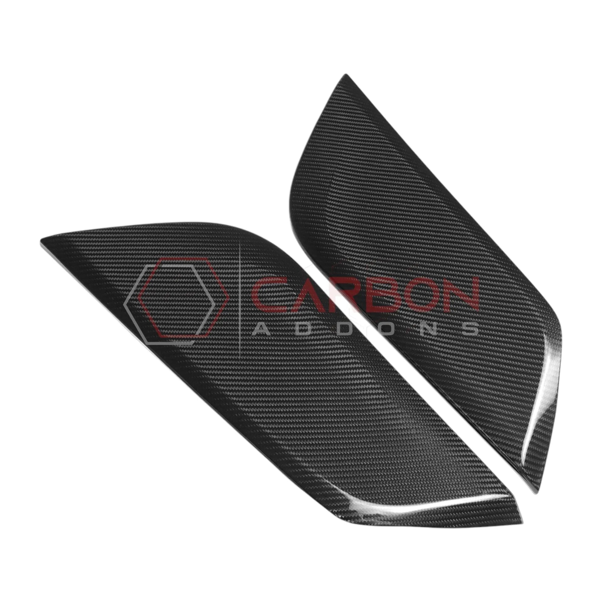 2024+ S650 Mustang Real Carbon Fiber Center Console Side Trim Covers