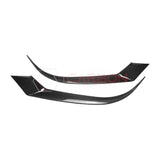 2024+ S650 Mustang Ecoboost Hard Carbon Fiber Headlight Lower Eyelid Covers