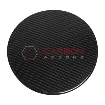 Real Carbon Fiber Fuel Door Cover for 2024+ Ford Mustang