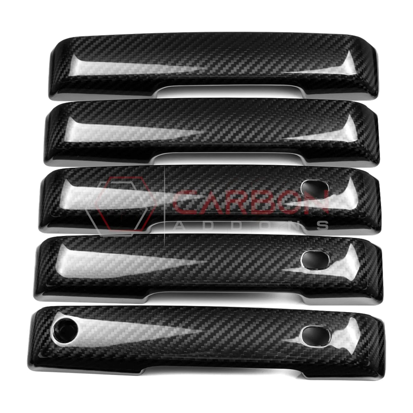 Real Carbon Fiber Exterior Door Handle Covers For 2021+ Ford Bronco
