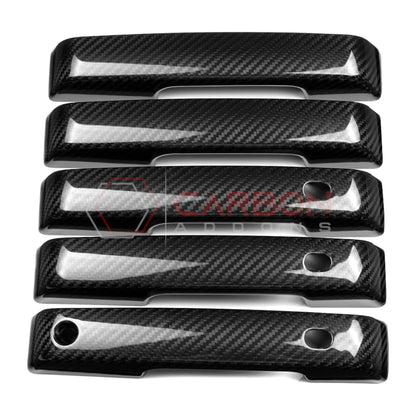 Real Carbon Fiber Exterior Door Handle Covers For 2021+ Ford Bronco