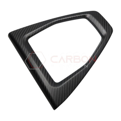 Real Carbon Fiber Gear Shifter Trim Cover for 2024+ Ford Mustang