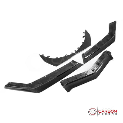 C8 Corvette Z06/E-Ray Dry Pre-preg Carbon Fiber Z07 Style Front Splitter & Canards