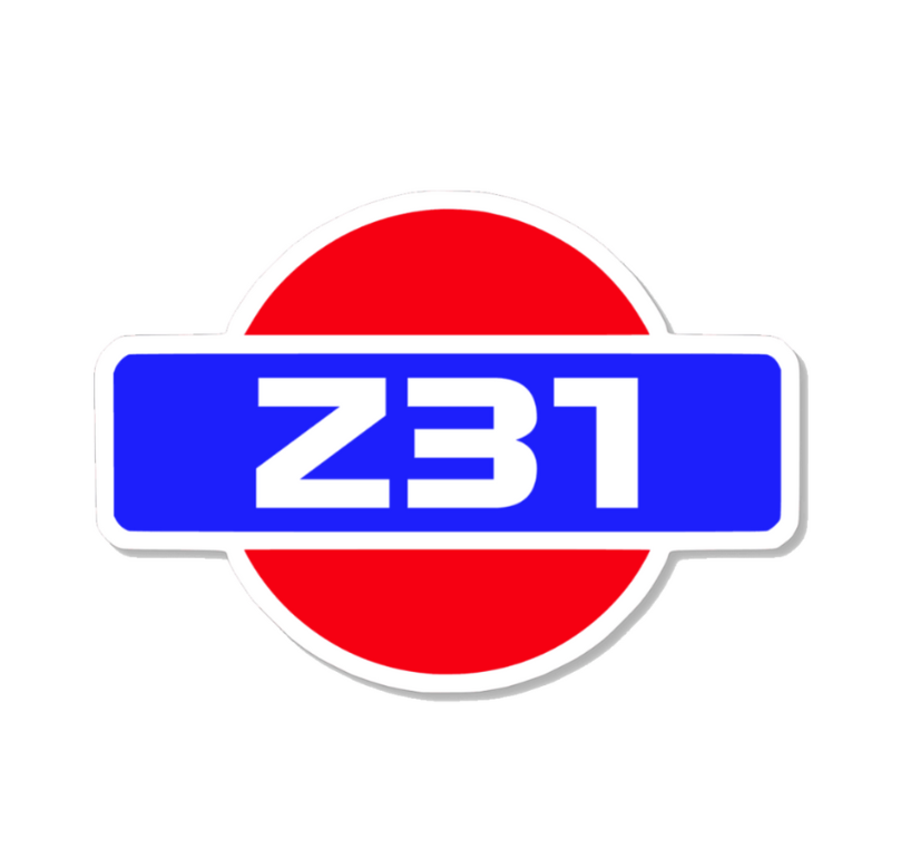 ZSPEC Vinyl (Printed) decal - 4-inch wide x 3-inch tall - Nissan Z31 300zx Style