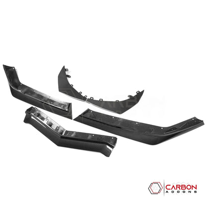 C8 Corvette Z06/E-Ray Dry Pre-preg Carbon Fiber Z07 Style Front Splitter & Canards