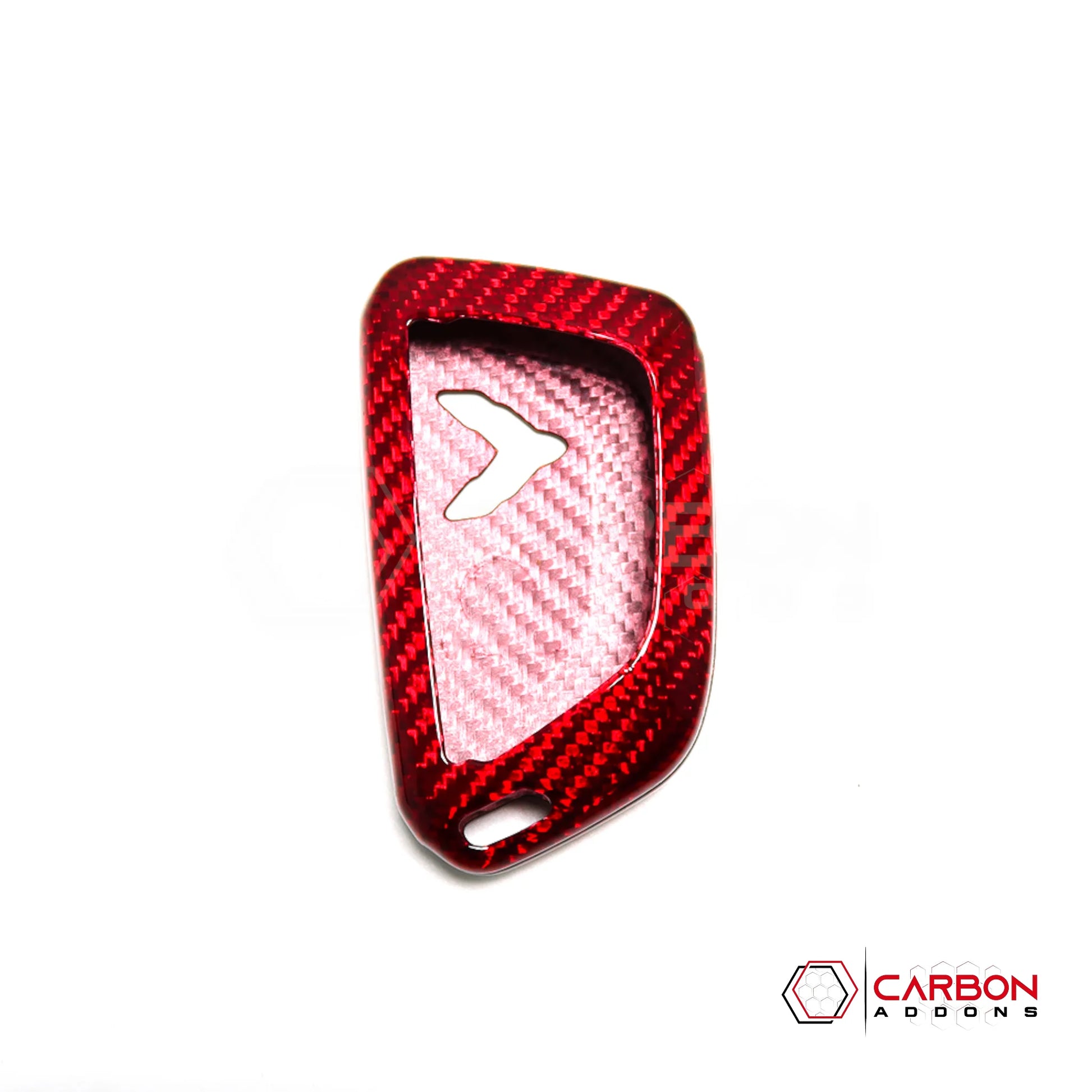 C8 CORVETTE CARBON FIBER KEY COVER - BLACK, RED, BLUE OR FORGE CARBON
