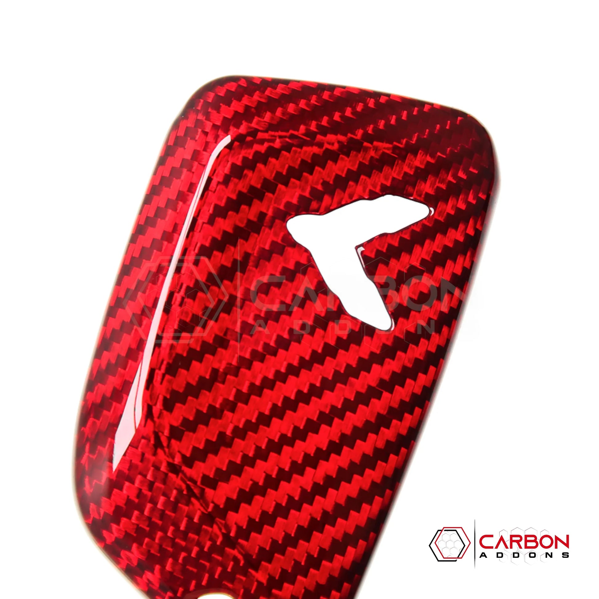 C8 CORVETTE CARBON FIBER KEY COVER - BLACK, RED, BLUE OR FORGE CARBON