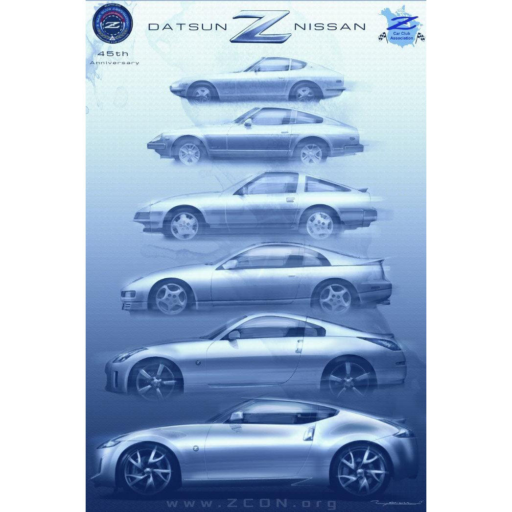 ZCON 2015 "Z Generations" Poster for the 35th Anniversary of the Z event, 24" x 36" Size