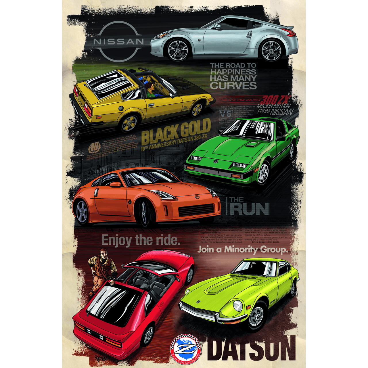 ZCON Z-Culture Adverts Poster, 2021 Colorado Springs Event, 24" x 36" Size