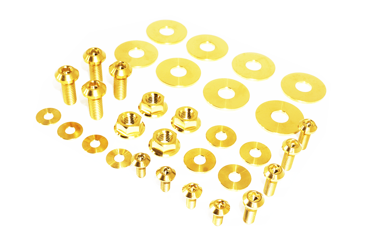 ZSPEC Trunk Area Fastener Kit for '22+ Toyota GR86 & Subaru BRZ, Titanium