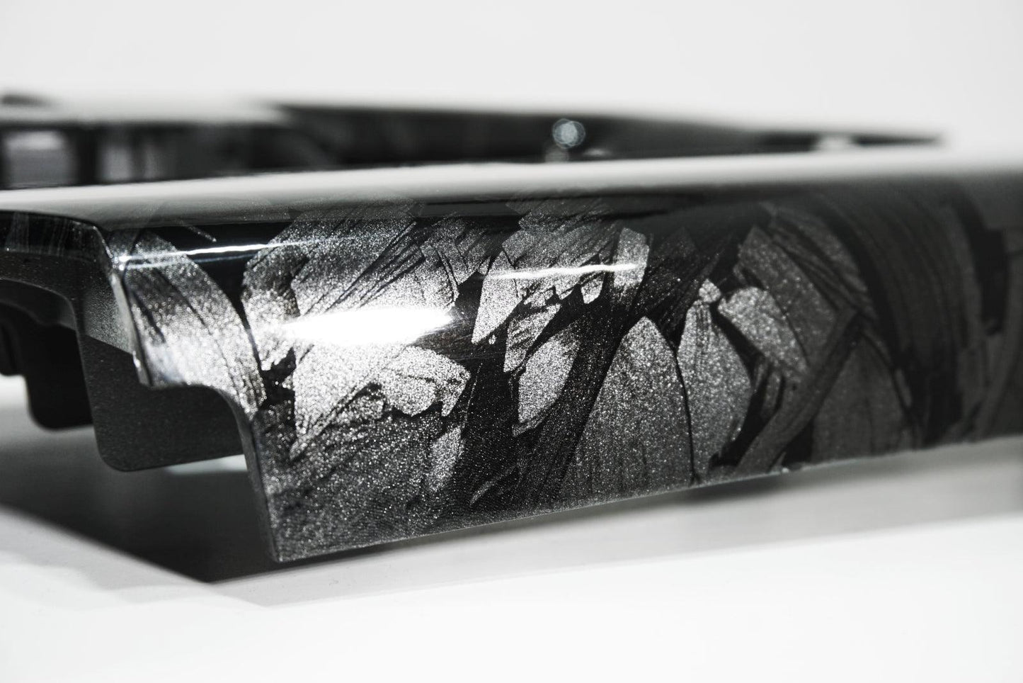 ZSPEC 350z Z33 Interior Door Window Switch Finisher Set, LHD '06-09, Forged Carbon Style