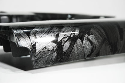 ZSPEC 350z Z33 Interior Door Window Switch Finisher Set, LHD '06-09, Forged Carbon Style