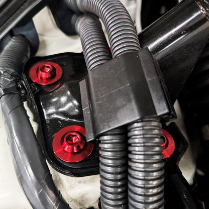 ZSPEC Strut Brace Fastener Kit for Nissan 350z, M10-1.25 Hardware, Titanium