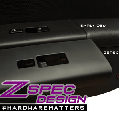 ZSPEC 350z Z33 Interior Door Window Switch Finisher Set for LHD '03-05, Black