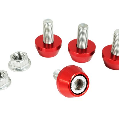 ZSPEC Strut Brace Fastener Kit for Nissan 370z, Stainless & Billet Hardware