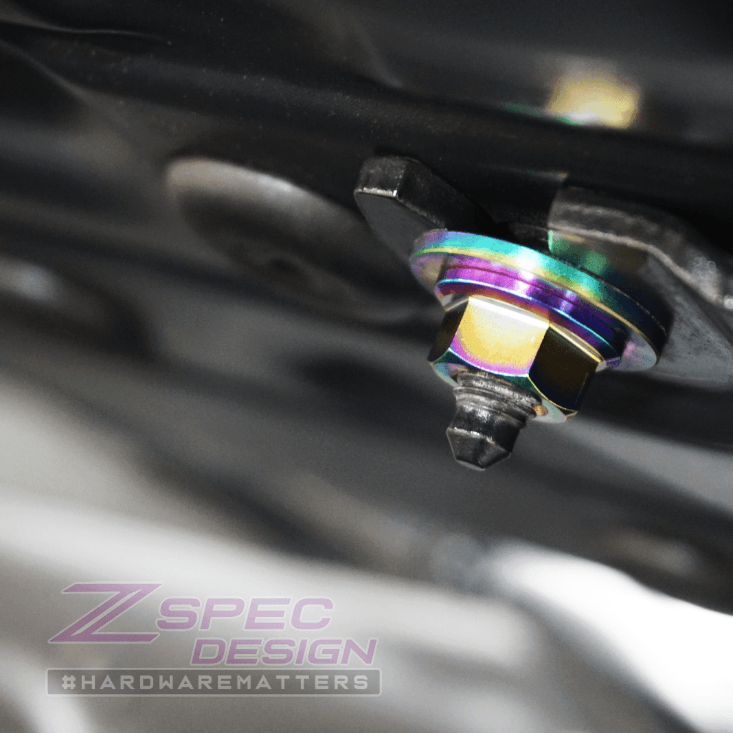 ZSPEC Stage-2 Dress Up Bolts® Fastener Kit for '14-19 BMW 435i F32 3.0T, Titanium