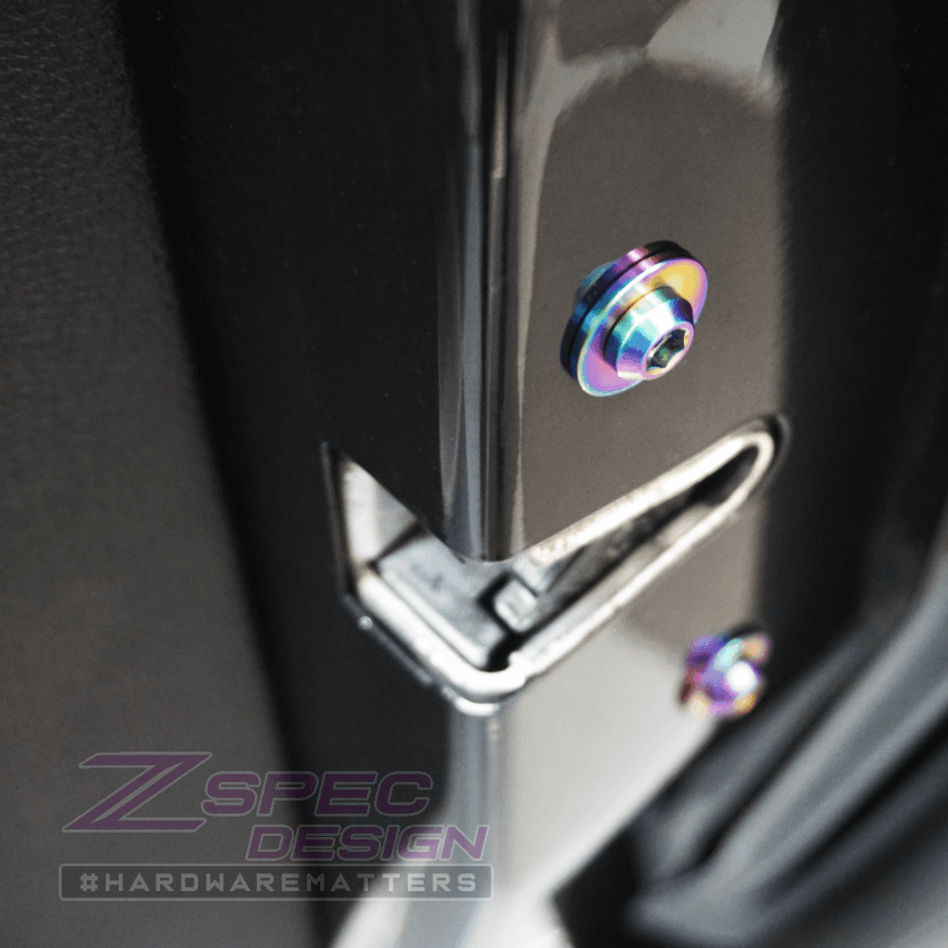 ZSPEC Stage-2 Dress Up Bolts® Fastener Kit for '14-19 BMW 435i F32 3.0T, Titanium