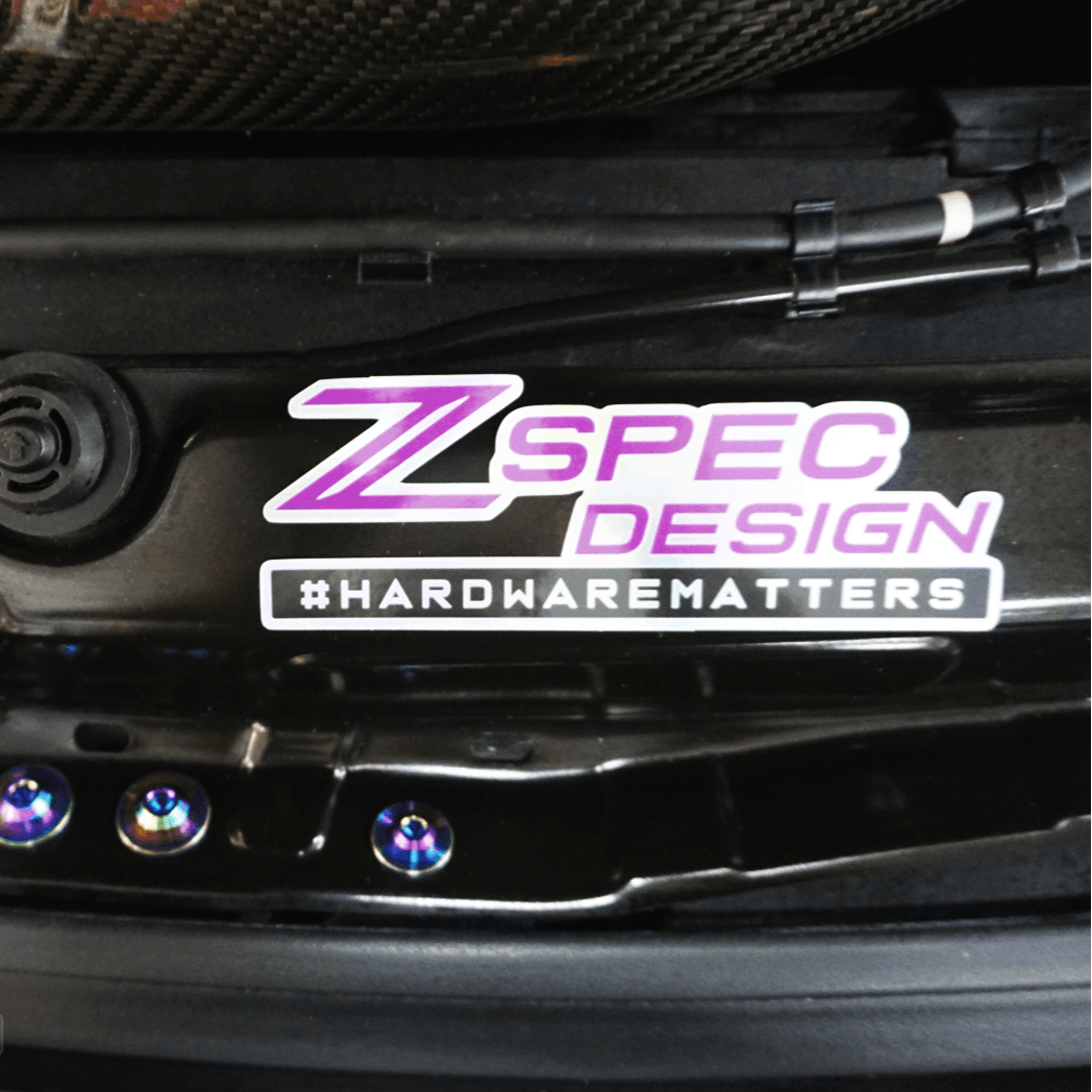 ZSPEC Stage-2 Dress Up Bolts® Fastener Kit for '14-19 BMW 435i F32 3.0T, Titanium