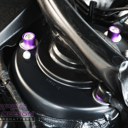 ZSPEC Stage-1 Dress Up Bolts® Fastener Kit for '14-19 BMW 435i F32 3.0T, Stainless & Billet