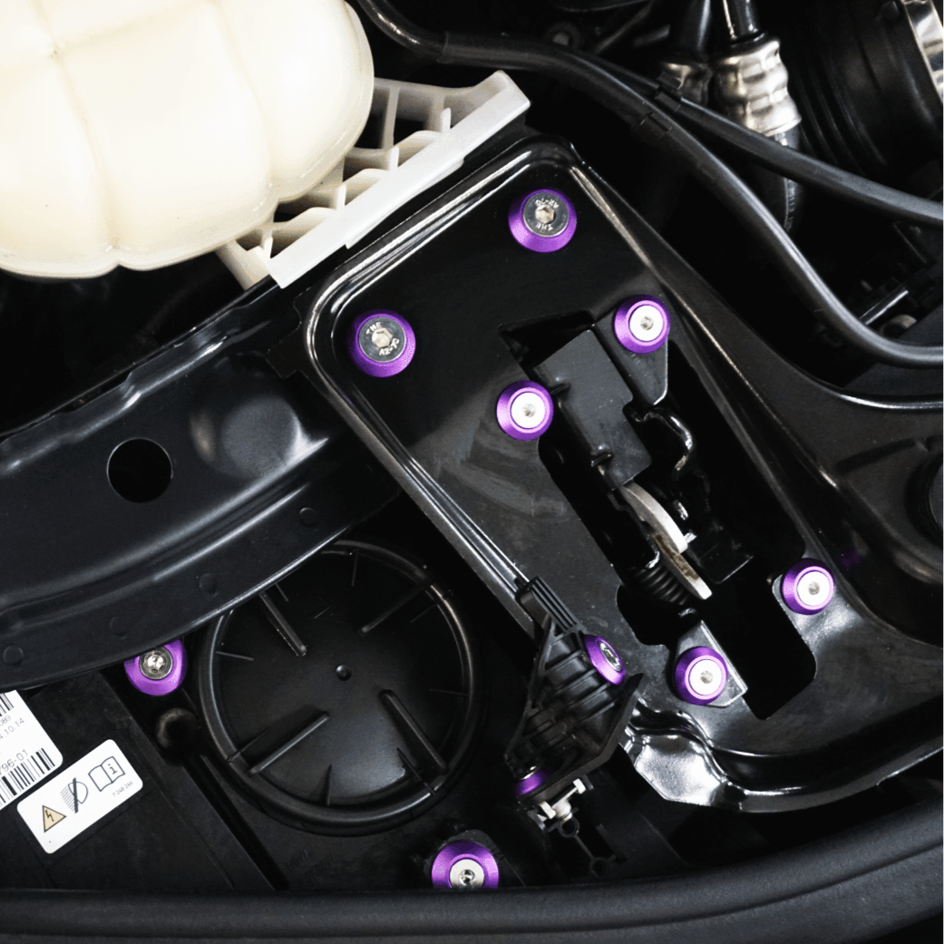 ZSPEC Stage-2 Dress Up Bolts® Fastener Kit for '14-19 BMW 435i F32 3.0T, Stainless & Billet