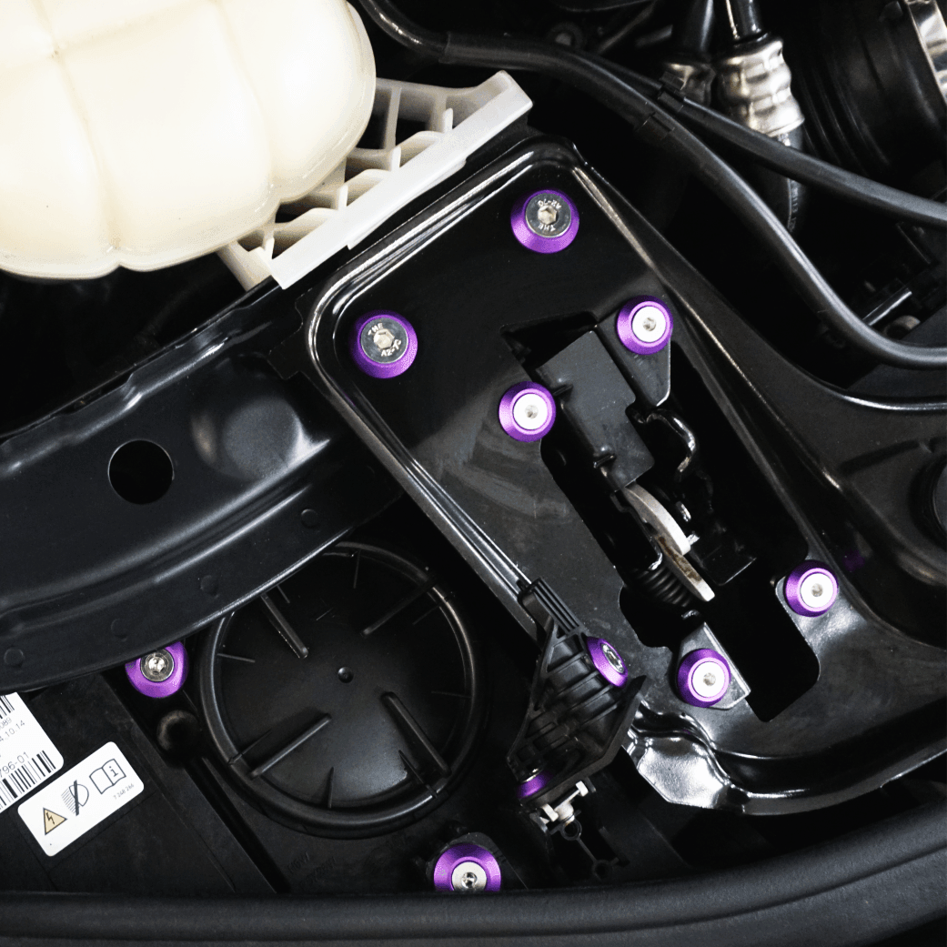 ZSPEC Stage-1 Dress Up Bolts® Fastener Kit for '14-19 BMW 435i F32 3.0T, Stainless & Billet