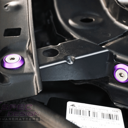 ZSPEC Stage-1 Dress Up Bolts® Fastener Kit for '14-19 BMW 435i F32 3.0T, Stainless & Billet