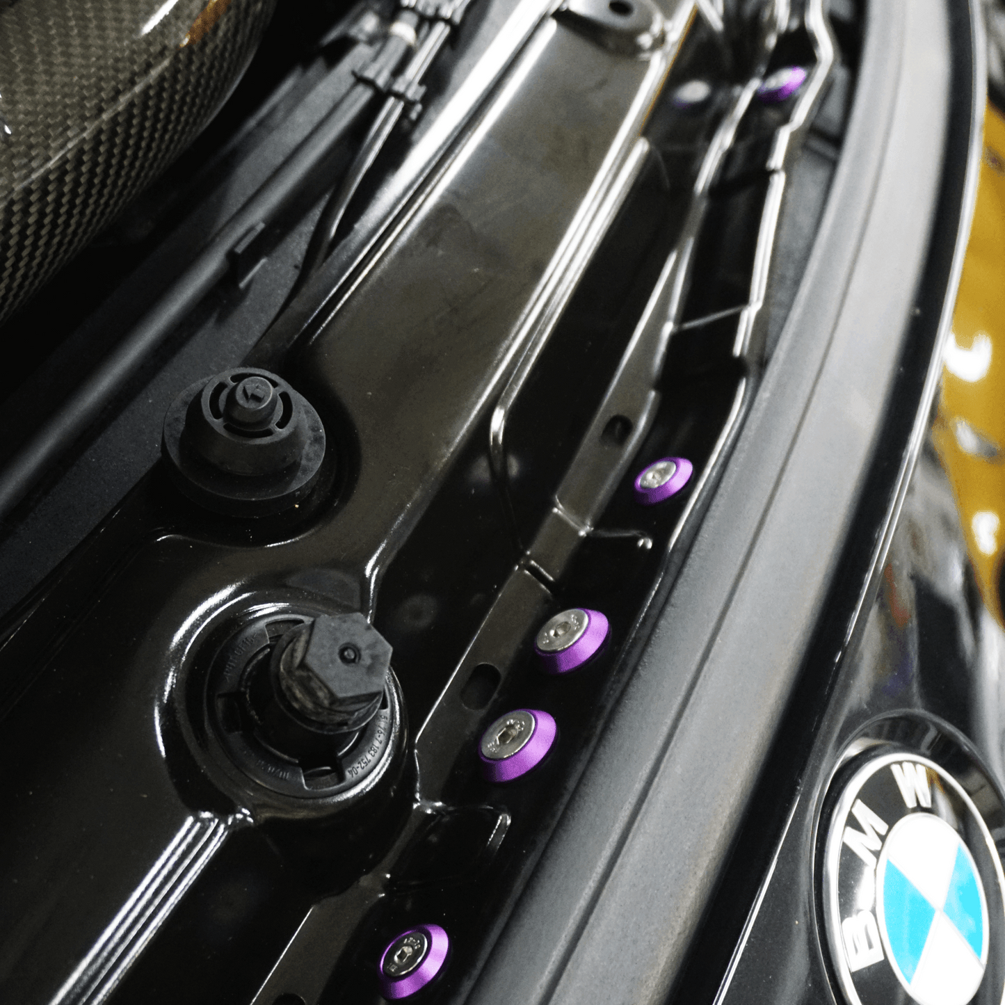 ZSPEC Stage-2 Dress Up Bolts® Fastener Kit for '14-19 BMW 435i F32 3.0T, Stainless & Billet