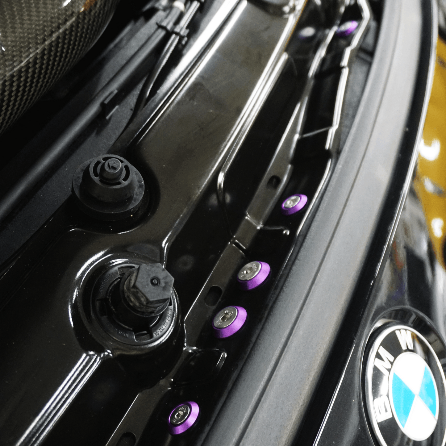 ZSPEC Stage-1 Dress Up Bolts® Fastener Kit for '14-19 BMW 435i F32 3.0T, Stainless & Billet