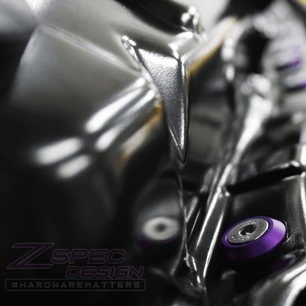 ZSPEC Stage-2 Dress Up Bolts® Fastener Kit for '14-19 BMW 435i F32 3.0T, Stainless & Billet