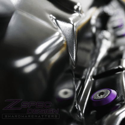 ZSPEC Stage-2 Dress Up Bolts® Fastener Kit for '14-19 BMW 435i F32 3.0T, Stainless & Billet