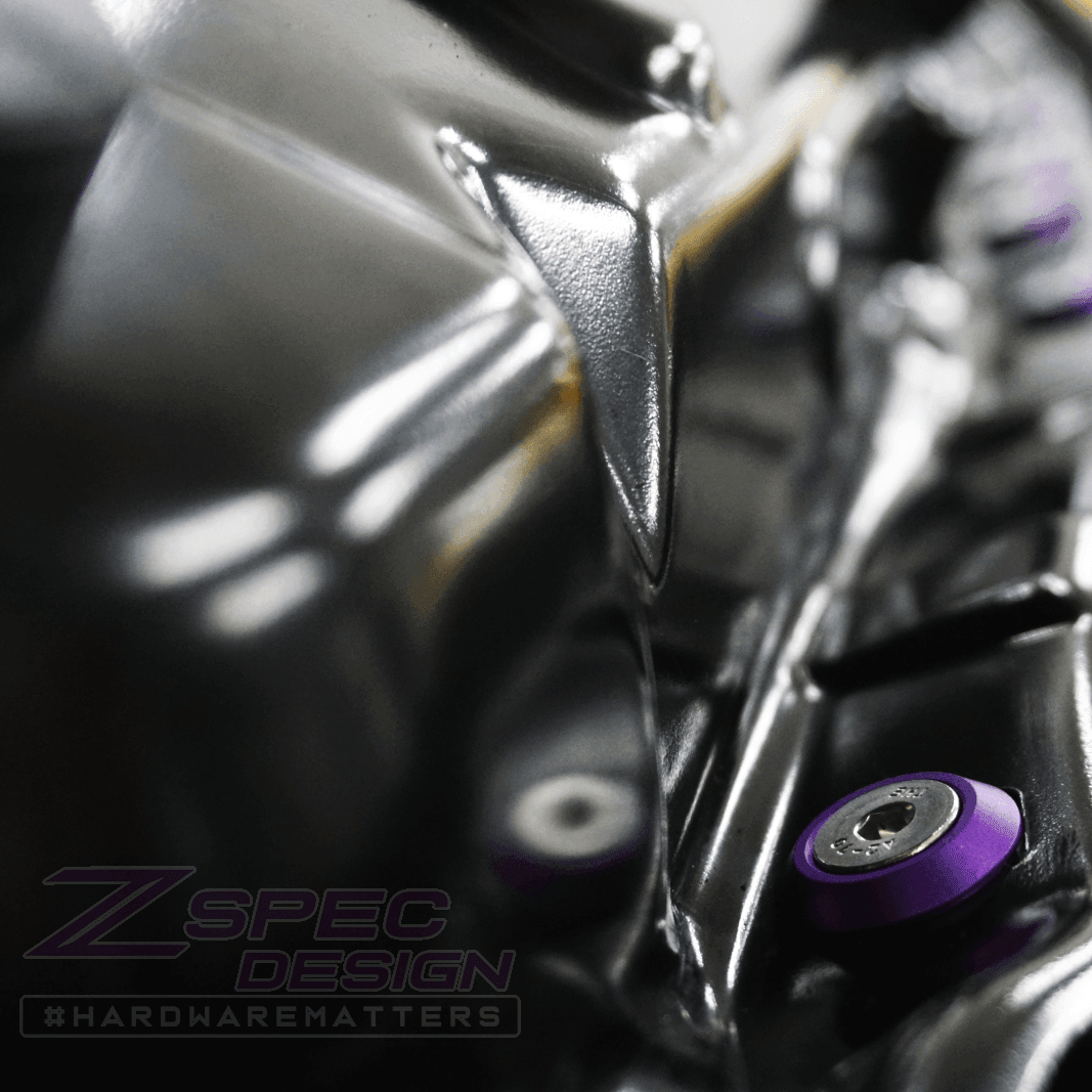 ZSPEC Stage-1 Dress Up Bolts® Fastener Kit for '14-19 BMW 435i F32 3.0T, Stainless & Billet