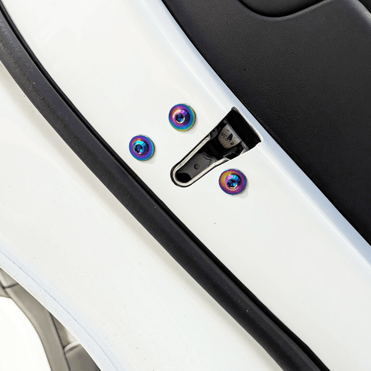 ZSPEC Door-Jams Fastener Kit, Strikers & Latches, for Tesla Model 3 & Y, Grade-5 Titanium