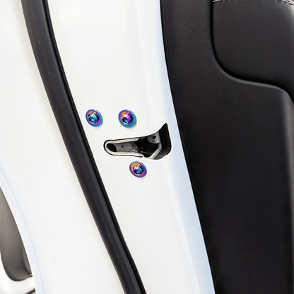 ZSPEC Door-Jams Fastener Kit, Strikers & Latches, for Tesla Model 3 & Y, Grade-5 Titanium