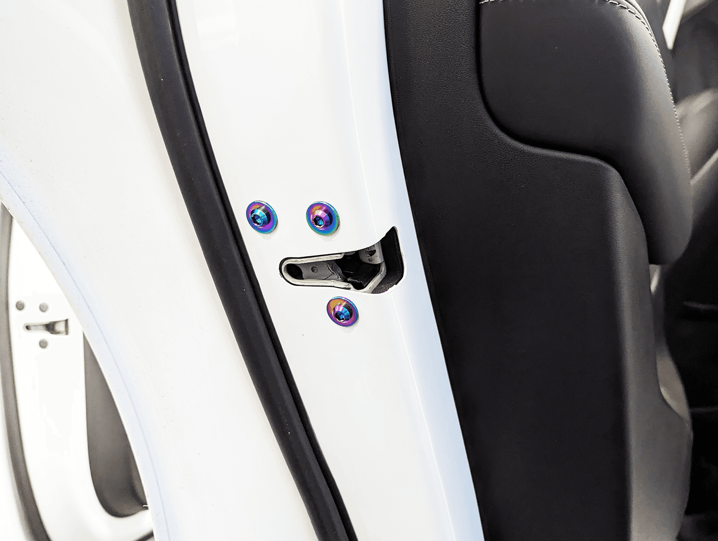 ZSPEC Door-Jams Fastener Kit, Strikers & Latches, for Tesla Model 3 & Y, Grade-5 Titanium