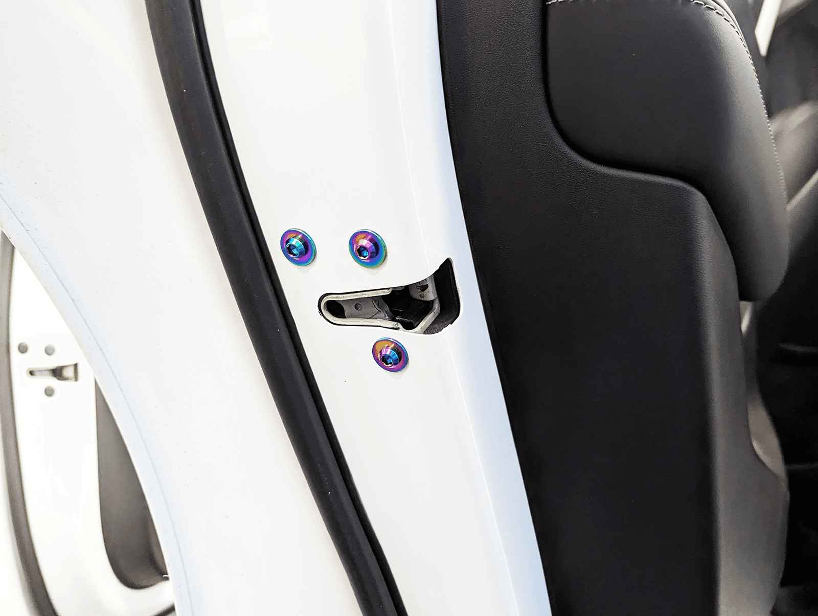 ZSPEC Door-Jams Fastener Kit, Strikers & Latches, for Tesla Model 3 & Y, Grade-5 Titanium