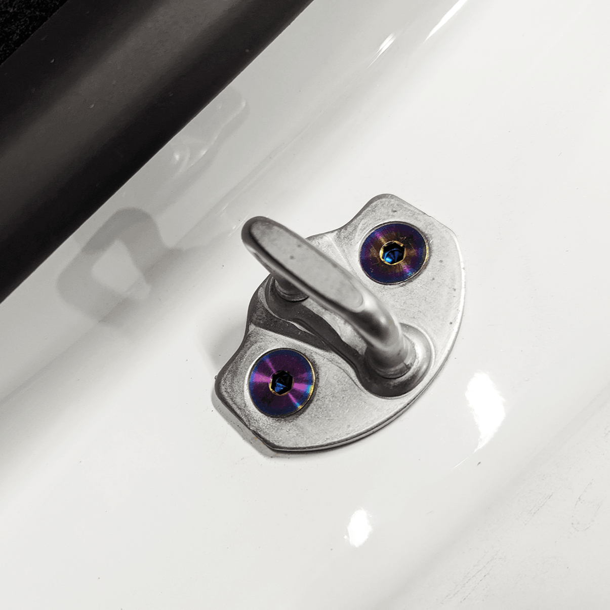 ZSPEC Door-Jams Fastener Kit, Strikers & Latches, for Tesla Model 3 & Y, Grade-5 Titanium